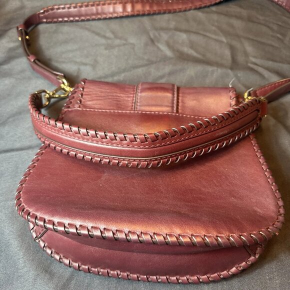 Michael Kors Lillie Medium Leather Messenger Bag Used - Picture 5 of 5